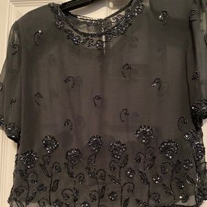 Vintage beaded top